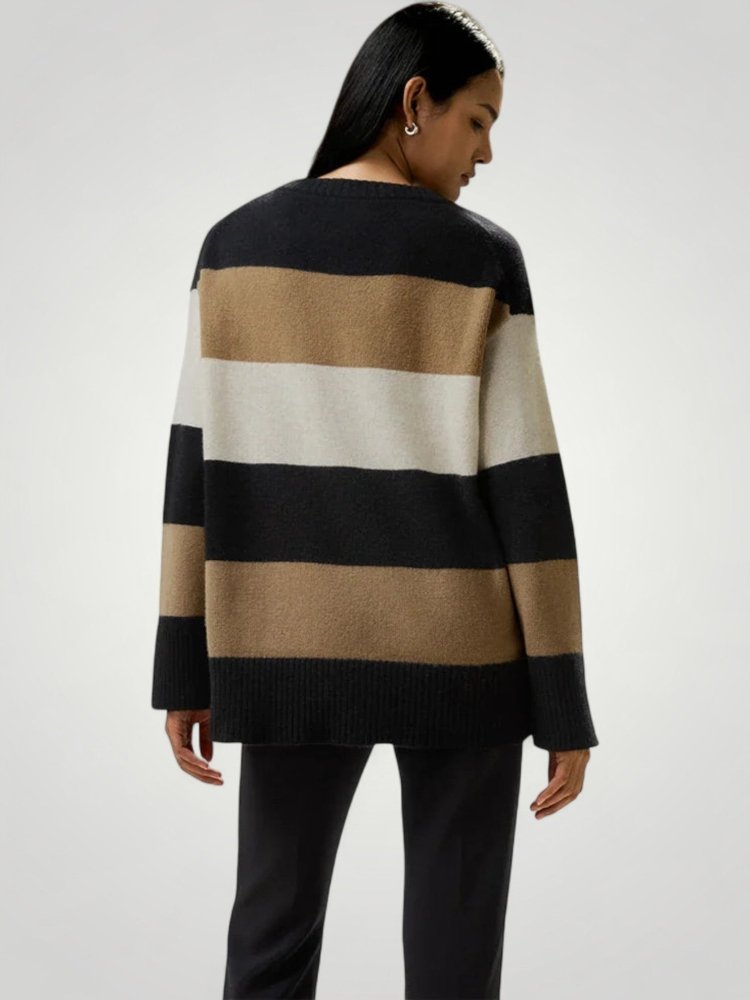 Pull Femme Rayé Élégant et Confortable 2 - Mode Lumière