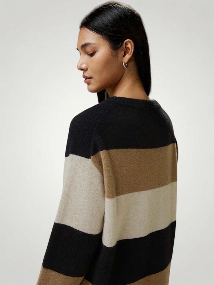 Pull Femme Rayé Élégant et Confortable 5 - Mode Lumière