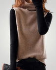 Pull Femme Rétro Confortable au Col Roulé 1
