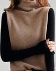 Pull Femme Rétro Confortable au Col Roulé 4