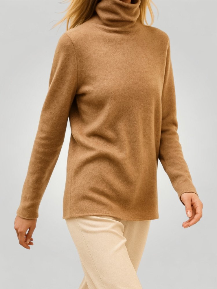 Pull Femme Roulé Élégant et Confortable 1 - Mode Lumière