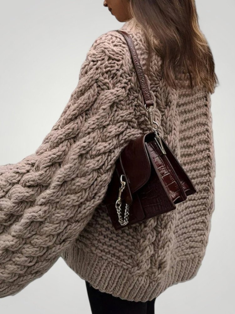 Pull Oversize Femme Confortable et Chic 1 - Mode Lumière
