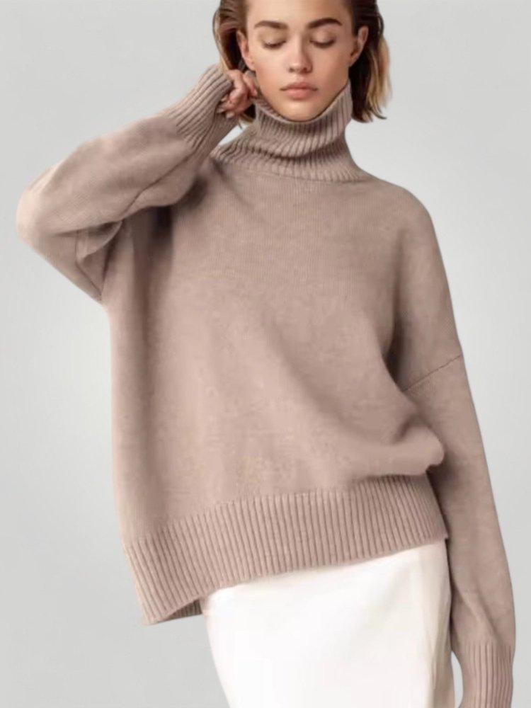 Pull Femme Surdimensionné Confortable 2 - Mode Lumière
