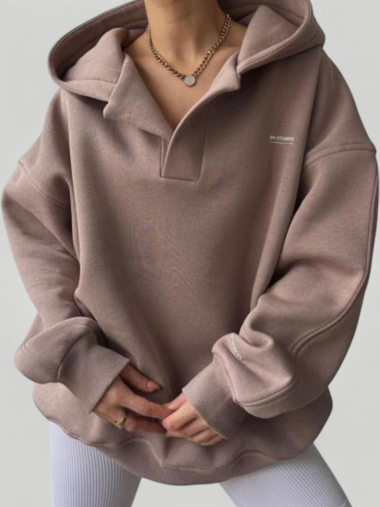 Pull Femme à Capuche Confortable et Décontracté 1 - Mode Lumière