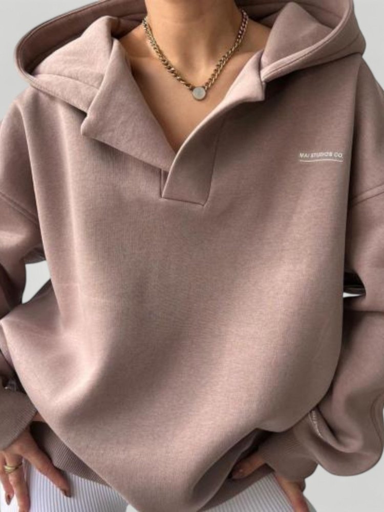 Pull Femme à Capuche Confortable et Décontracté 2 - Mode Lumière