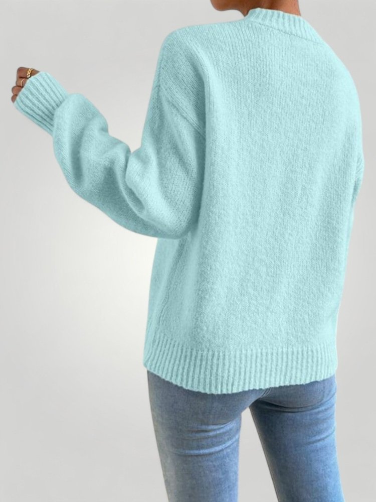 Pull Femme à Manches Longues Confortable 2 - Mode Lumière