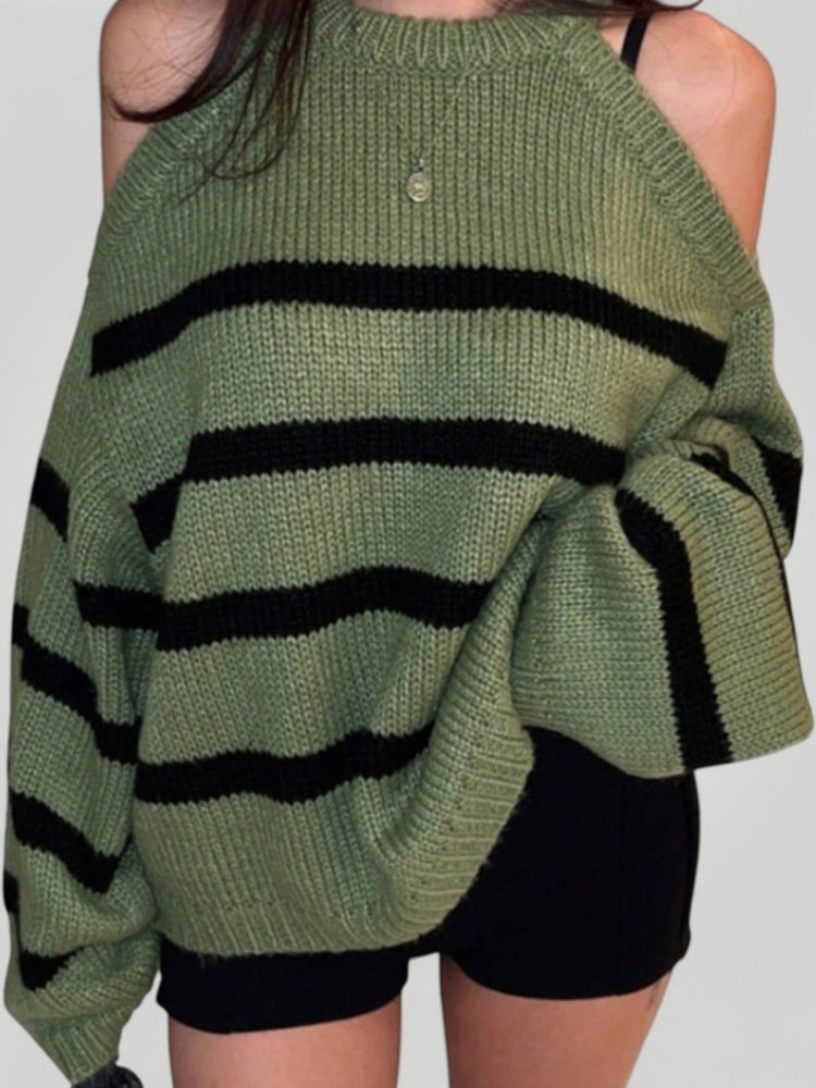 Pull Femme à Rayures Élégantes Confortable 5 - Mode Lumière