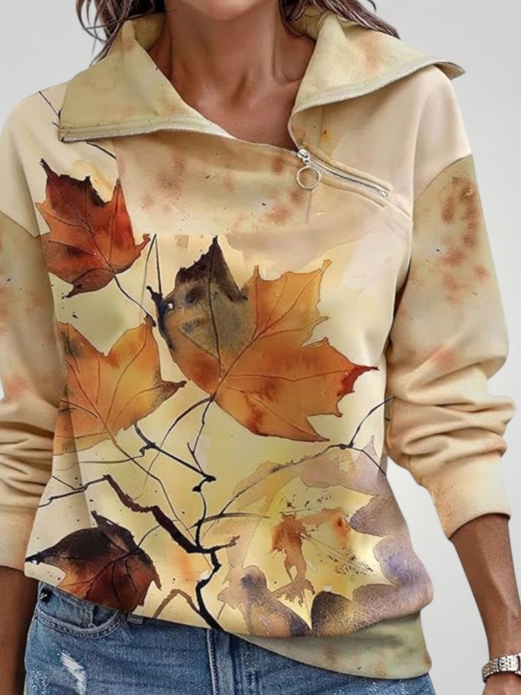 Pull Floral Moderne au Style Élégant 1 - Mode Lumière