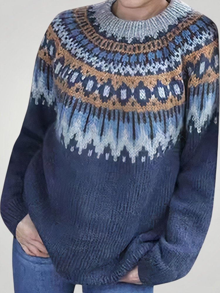 Pull Géométrique Élégant et Confortable 1 - Mode Lumière