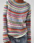 Pull Géométrique Élégant et Confortable 2 - Mode Lumière