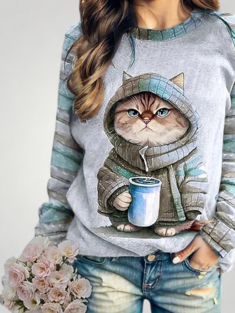 Pull Graphique Élégant et Ludique 1 - Mode Lumière