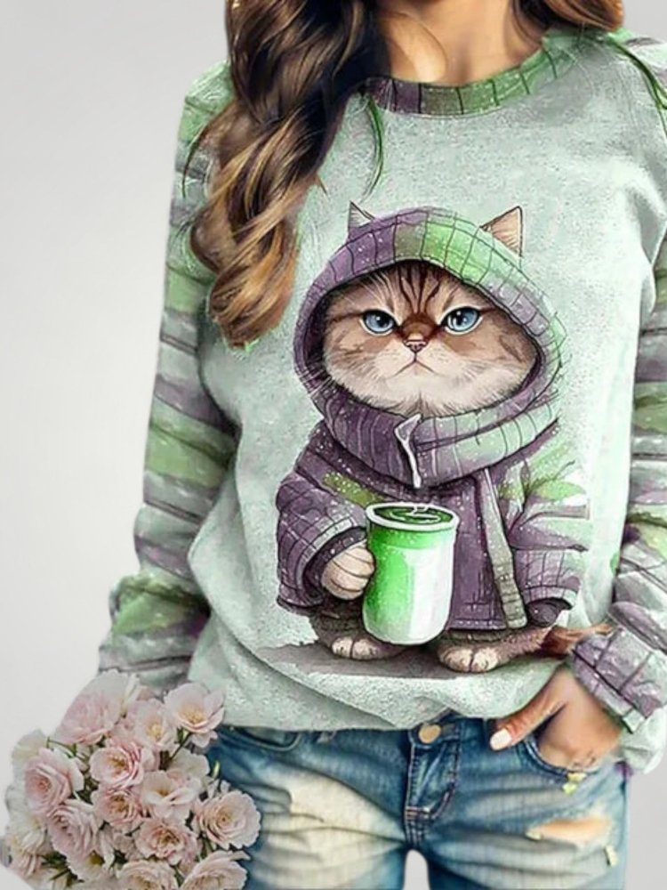 Pull Graphique Élégant et Ludique 2 - Mode Lumière