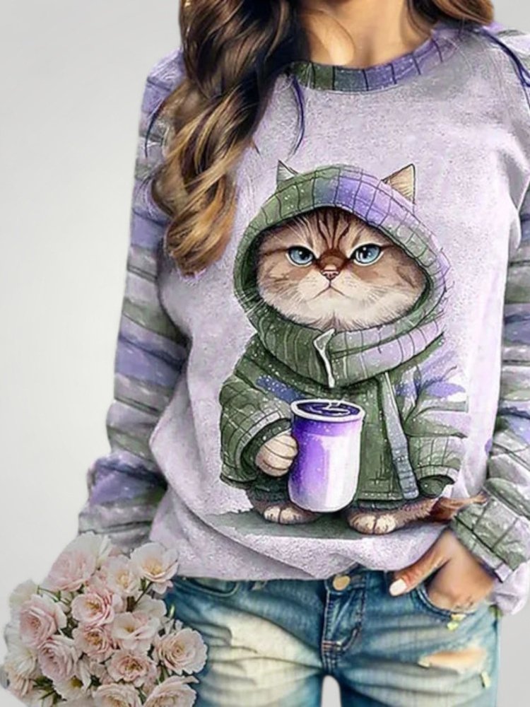 Pull Graphique Élégant et Ludique 4 - Mode Lumière