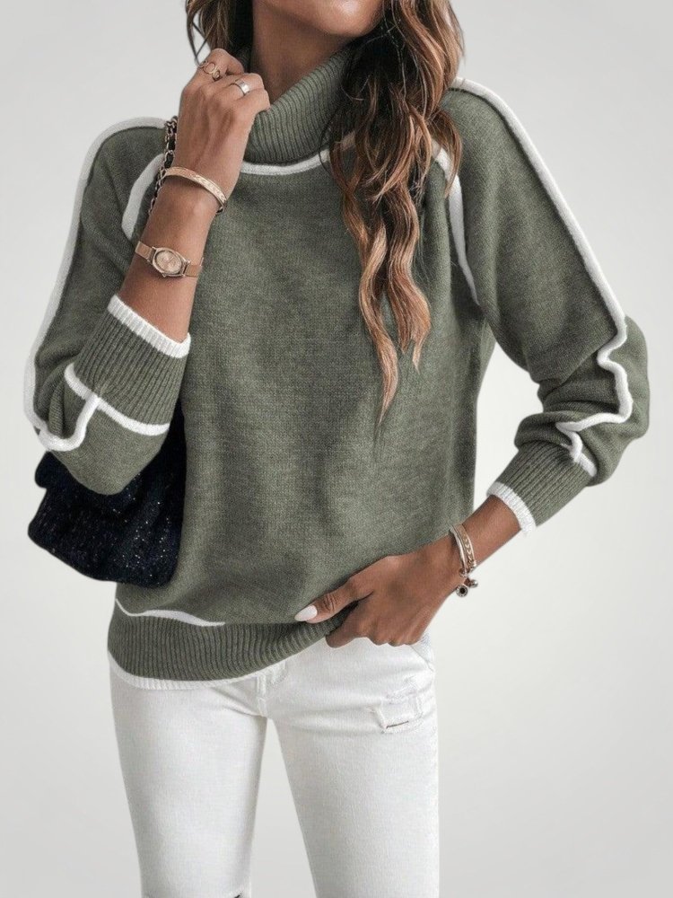 Pull d’Hiver Femme Élégant et Confortable 1 - Mode Lumière