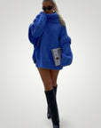 Pull d’Hiver Oversize Femme Confortable 4 - Mode Lumière