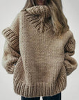 Pull d’Hiver Oversize Femme Confortable 1 - Mode Lumière