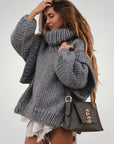 Pull d’Hiver Oversize Femme Confortable 7 - Mode Lumière