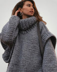 Pull d’Hiver Oversize Femme Confortable 8 - Mode Lumière