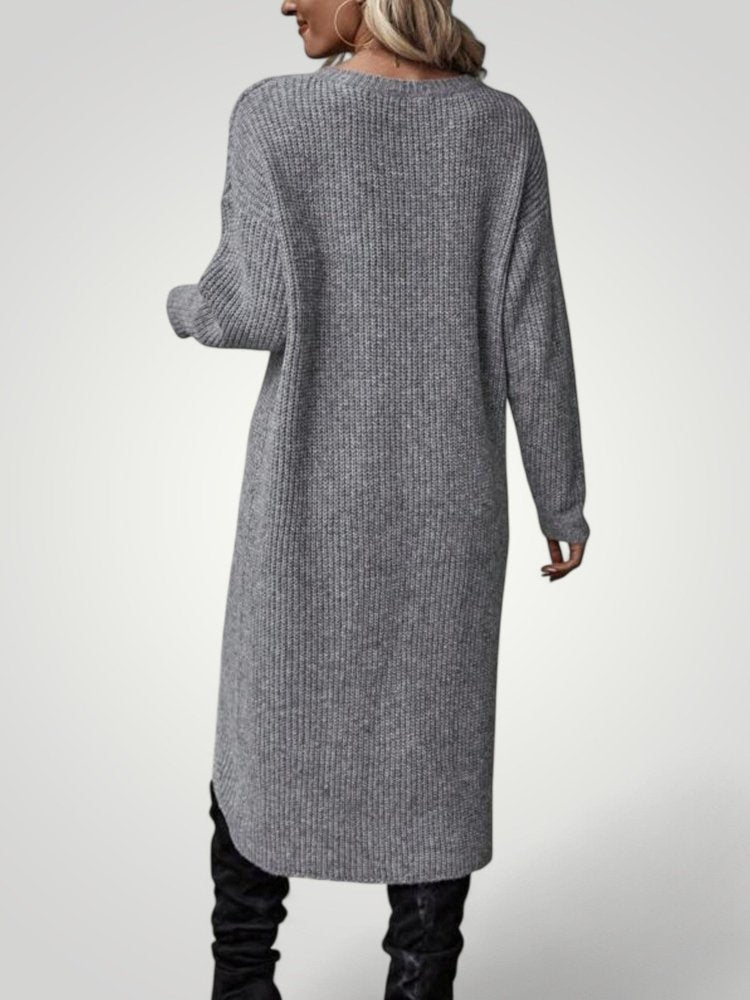 Pull Long Classique Femme Confortable 4 - Mode Lumière