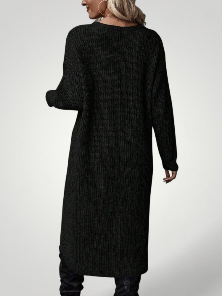 Pull Long Classique Femme Confortable 9 - Mode Lumière