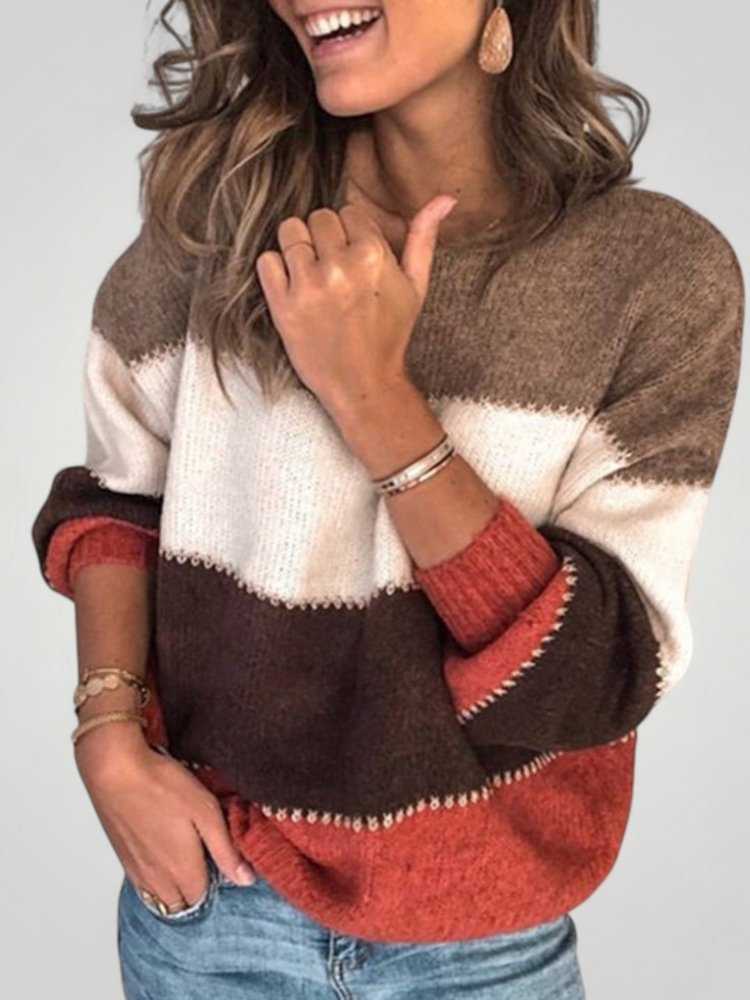 Pull Long Rayé Chic et Confortable 3 - Mode Lumière