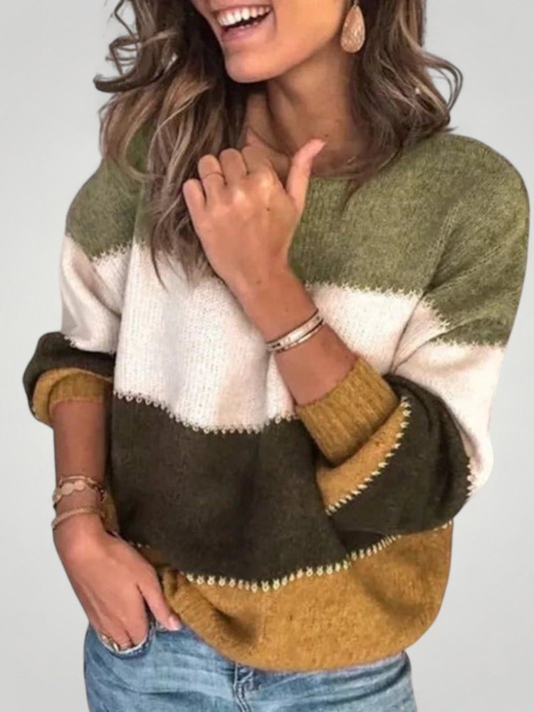 Pull Long Rayé Chic et Confortable 5 - Mode Lumière