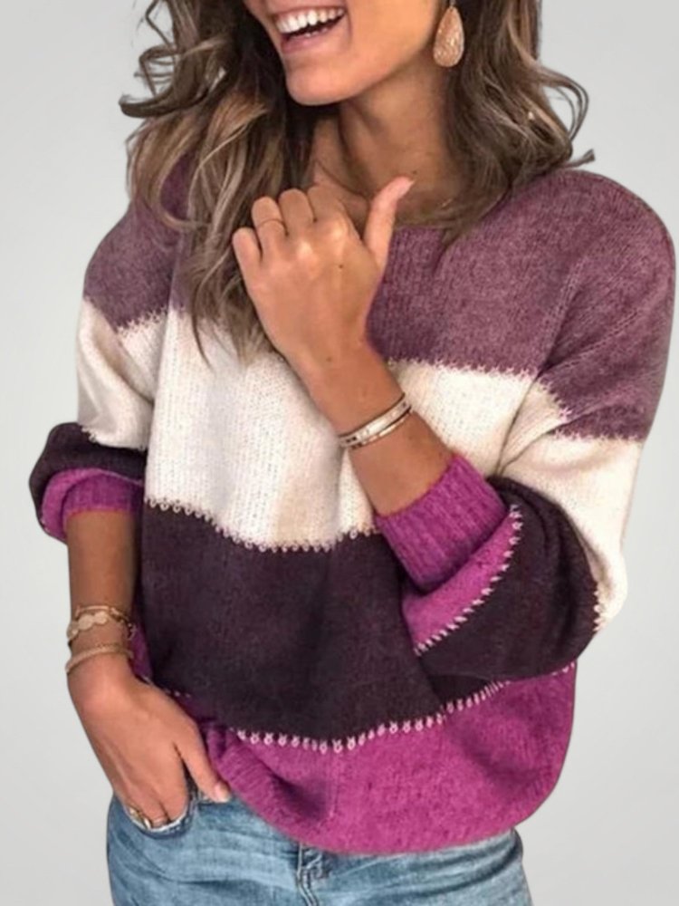 Pull Long Rayé Chic et Confortable 6 - Mode Lumière