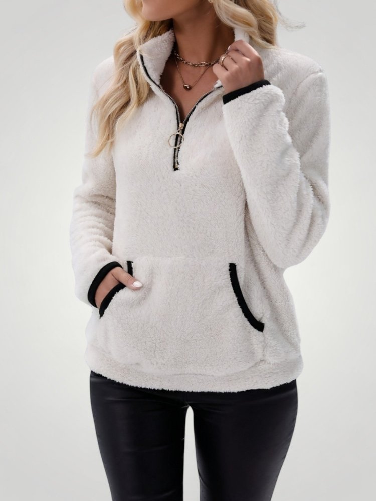 Pull Moelleux avec Poches Chic et Confortable 1 - Mode Lumière