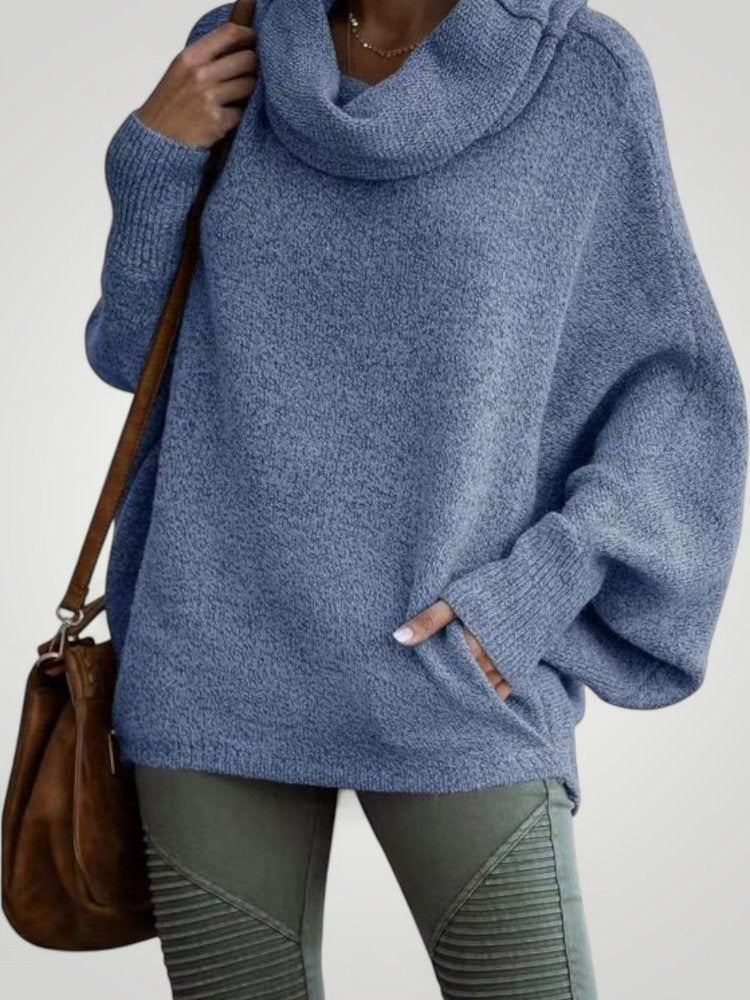 Pull Oversize Chic à Col Roulé 3 - Mode Lumière