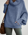Pull Oversize Chic à Col Roulé 3 - Mode Lumière