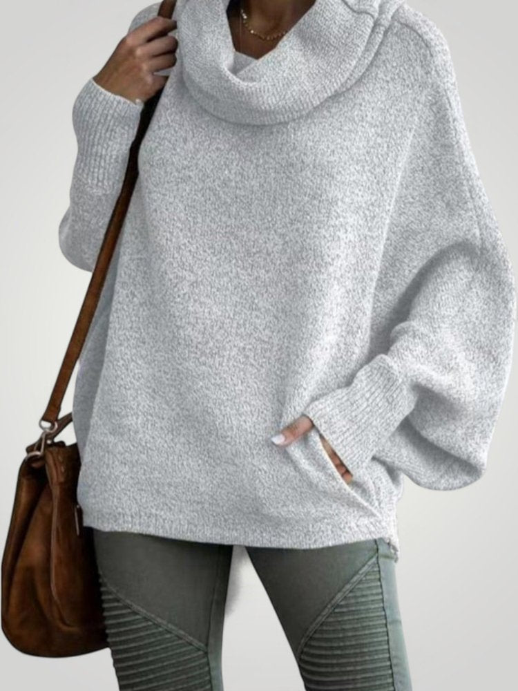Pull Oversize Chic à Col Roulé 5 - Mode Lumière