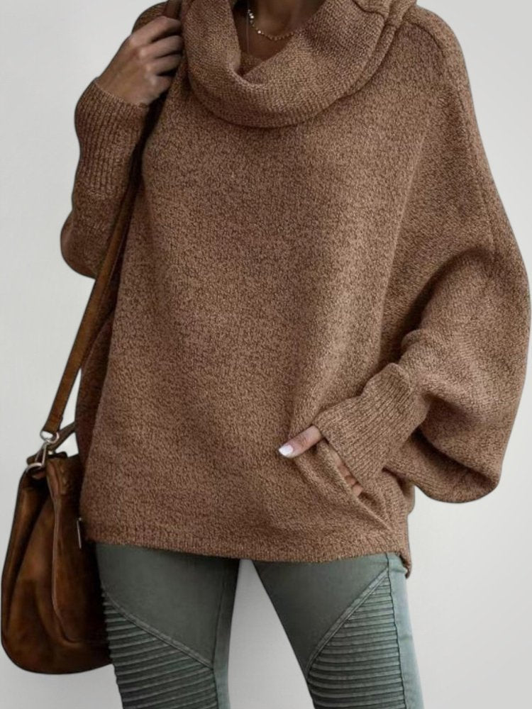 Pull Oversize Chic à Col Roulé 6 - Mode Lumière