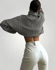 Pull Oversize à Col Roulé Confortable 4 - Mode Lumière