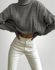 Pull Oversize à Col Roulé Confortable 5 - Mode Lumière