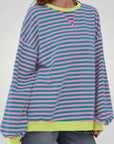Pull Oversize à Rayures Élégant et Confortable 4 - Mode Lumière