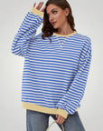Pull Oversize à Rayures Élégant et Confortable 6 - Mode Lumière