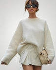 Pull Oversize Confortable et Doux 1 - Mode Lumière