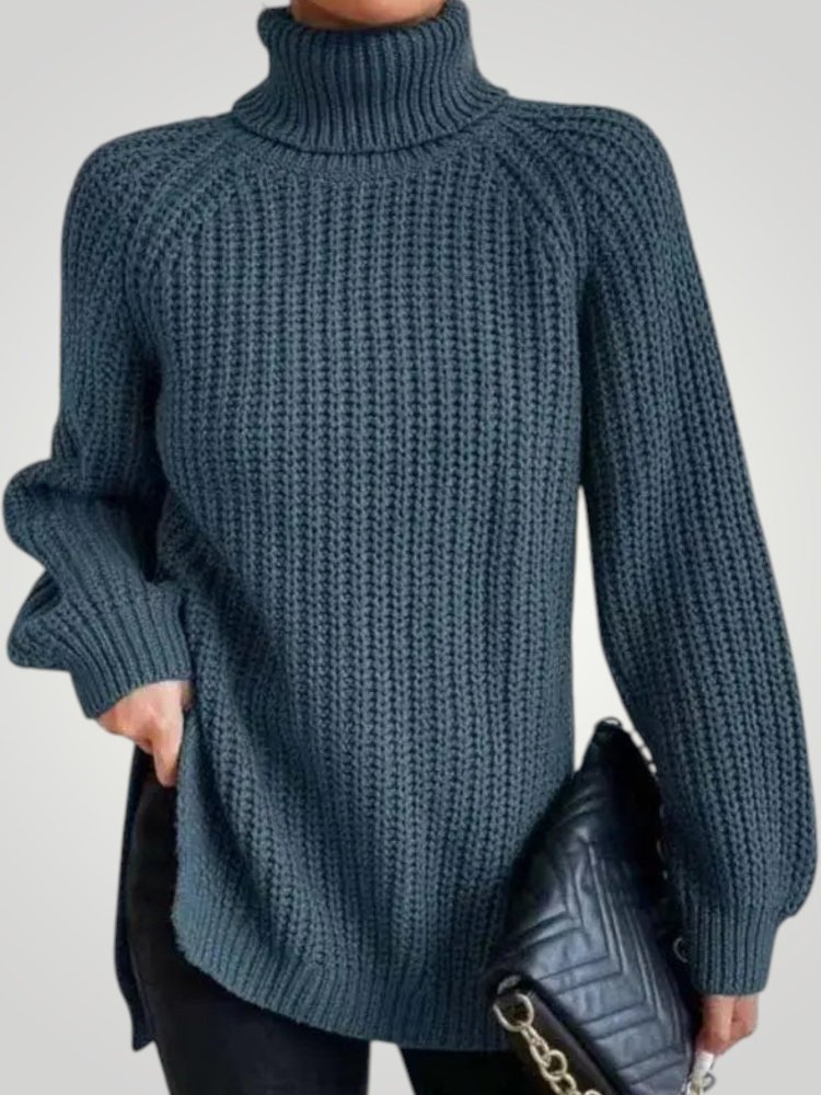 Pull Oversize à Col Roulé Confortable 7 - Mode Lumière