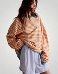 Pull Oversize à Rayures Élégant 3 - Mode Lumière