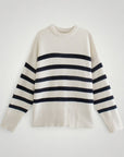 Pull Oversize à Rayures Élégantes 2 - Mode Lumière