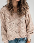Pull Texturé Élégant et Confortable 3 - Mode Lumière