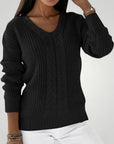 Pull Femme en Tricot à Col V Confortable 5 - Mode Lumière