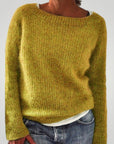 Pull Tricoté Classique à Col Rond Élégant 1 - Mode Lumière