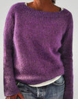 Pull Tricoté Classique à Col Rond Élégant 2 - Mode Lumière