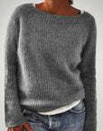 Pull Tricoté Classique à Col Rond Élégant 3 - Mode Lumière