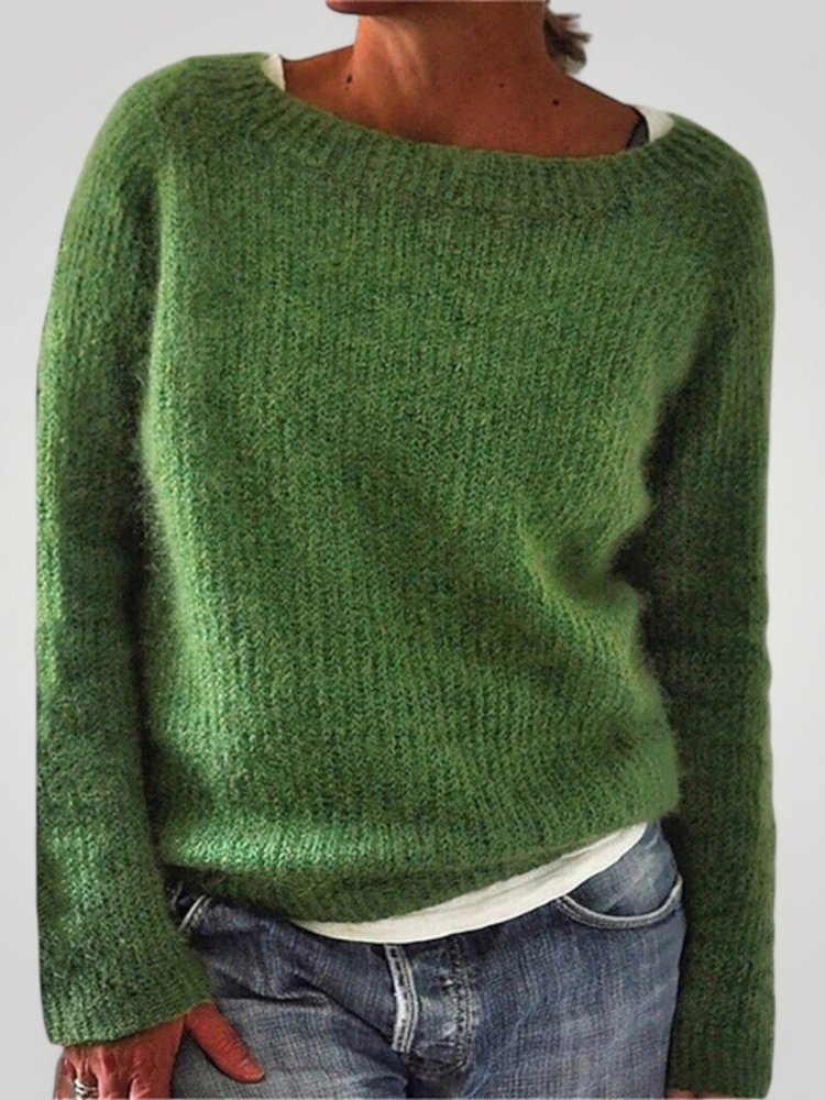 Pull Tricoté Classique à Col Rond Élégant 4 - Mode Lumière