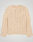 Pull Oversize Tricoté Abricot Confortable 6 - Mode Lumière