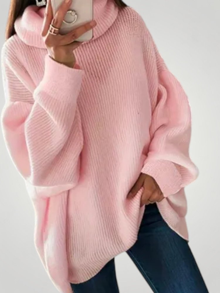 Pull Tricoté Oversize Chic et Confortable 1 - Mode Lumière