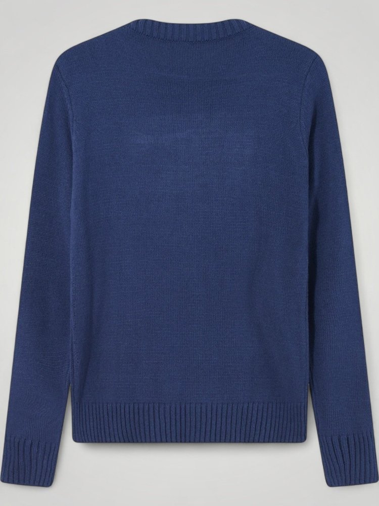 Pull Tricoté Motif Drapeau Américain Élégant 5 - Mode Lumière