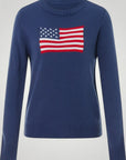 Pull Tricoté Motif Drapeau Américain Élégant 4 - Mode Lumière